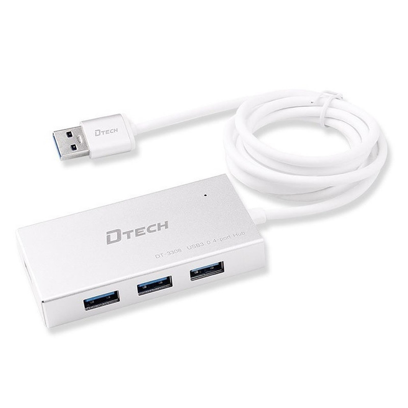 هاب USB3.0 چهار پورت دیتک مدل DT-3308 به طول 1.2 متر