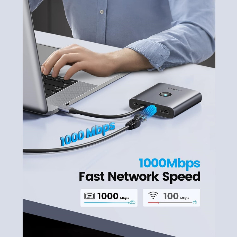 هاب 6 پورت usb-C اوریکو مدل FAX 6PR