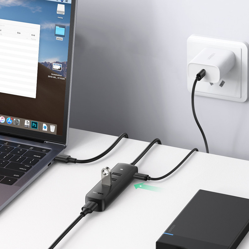 هاب 4 پورت USB 3.0 یوگرین مدل CM416