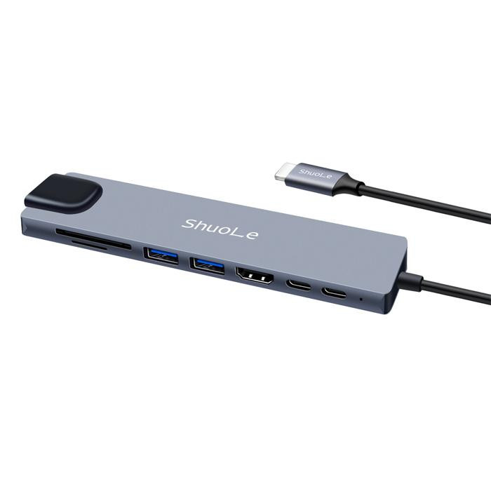 هاب ۸ پورت USB-C شوله مدل H801