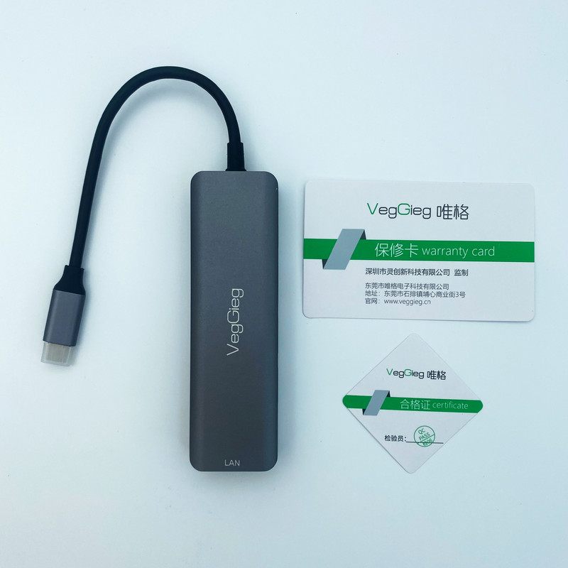 هاب 5 پورت USB-C وگیگ مدل V-TC05R