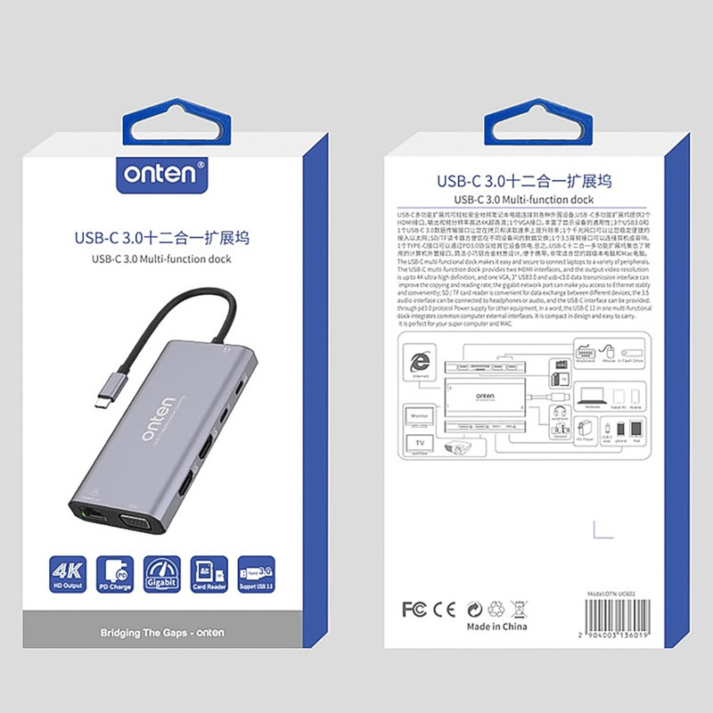 هاب داک استیشن اونتن مدل OTN-UC601