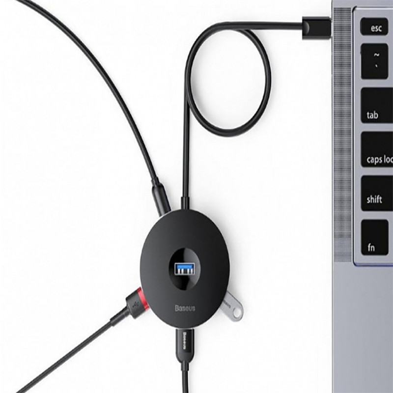 هاب 4 پورت USB بیسوس مدل AIRJOY 100cm
