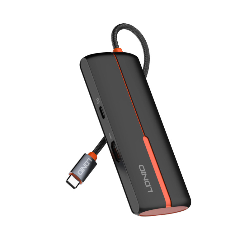 هاب 5 پورت USB-C الدینیو مدل DS-25H