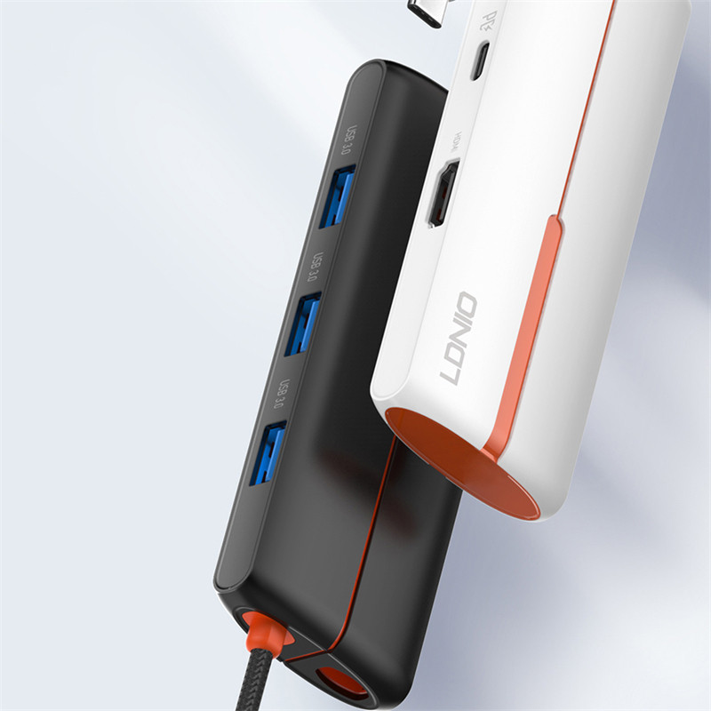 هاب 5 پورت USB-C الدینیو مدل DS-25H