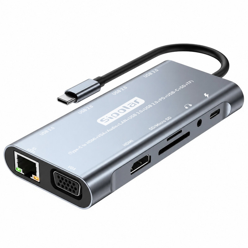 هاب 11 پورت USB-C سیپولار مدل SP-HU All in One