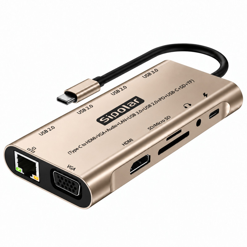 هاب 11 پورت USB-C سیپولار مدل SP-HU All in One