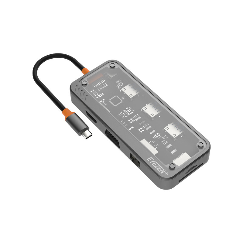 هاب 10 پورت USB-C آیزن مدل 10in1 EUH-01