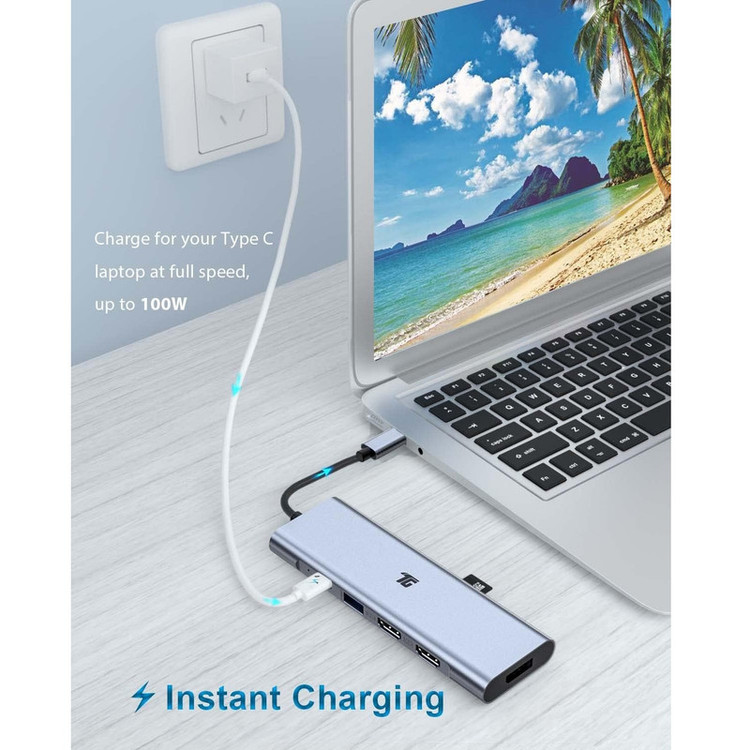 هاب 9 پورت USB-C تایرگرید مدل TG-HB019B