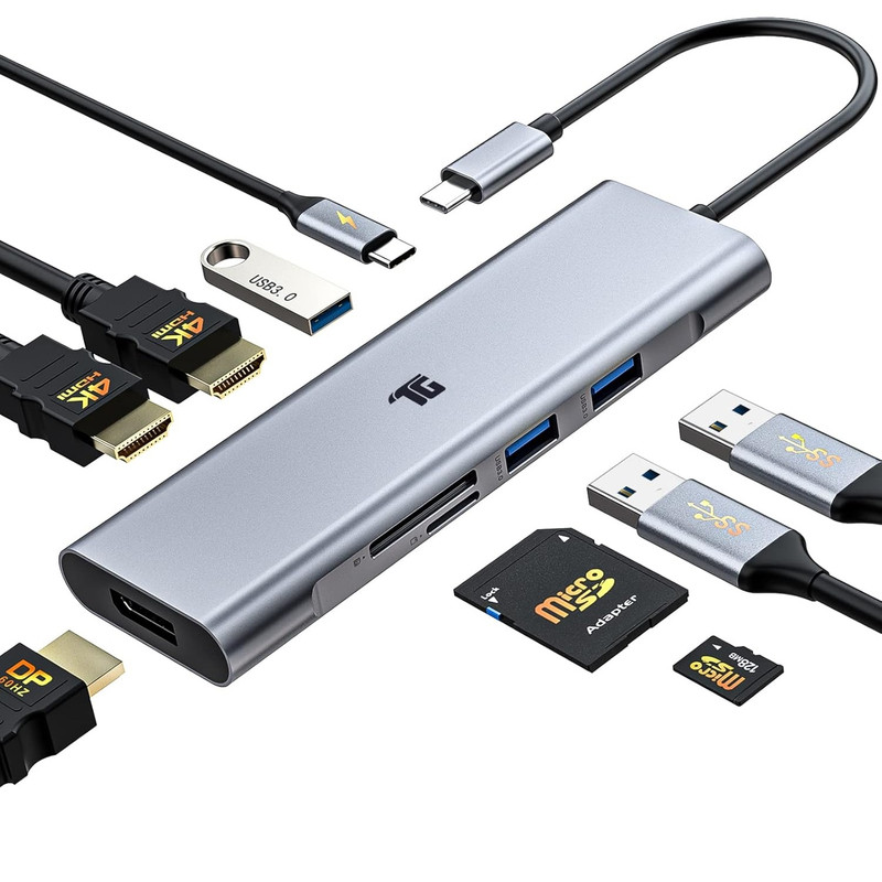 هاب 9 پورت USB-C تایرگرید مدل TG-HB019B