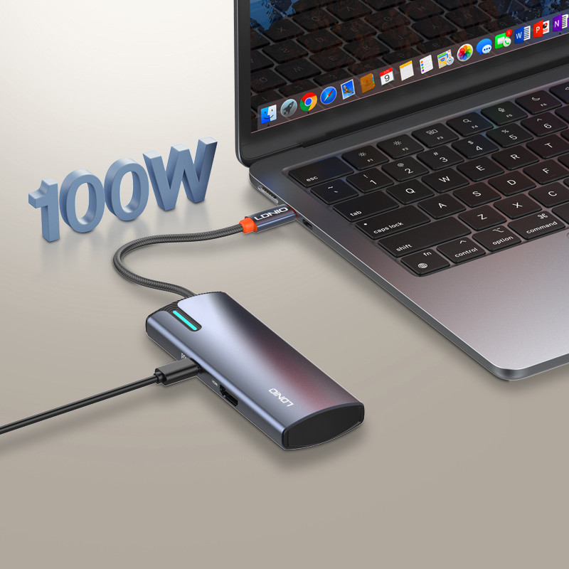 هاب 5 پورت USB-C الدینیو مدل DS-15H