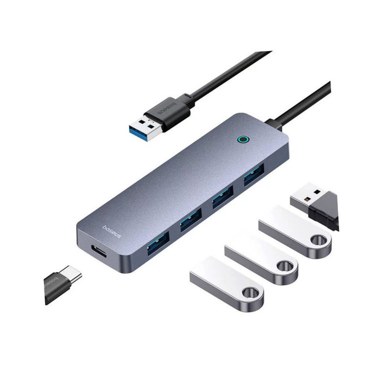 هاب 4 پورت USB بیسوس مدل UltraJoy Series 4-Port BS-OH080