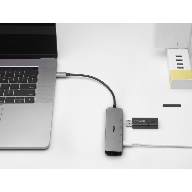 هاب 3 پورت USB-C رپو مدل XD100