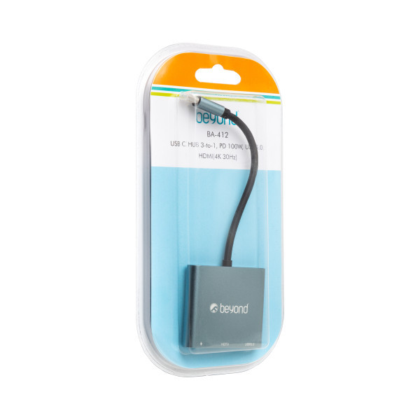 هاب 3 پورت USB-C بیاند مدل BA-412