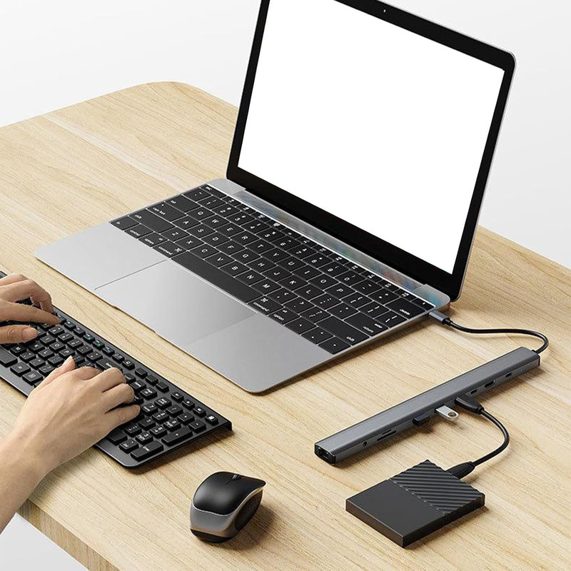 هاب 10 پورت USB-C نیبیوا مدل 10in1