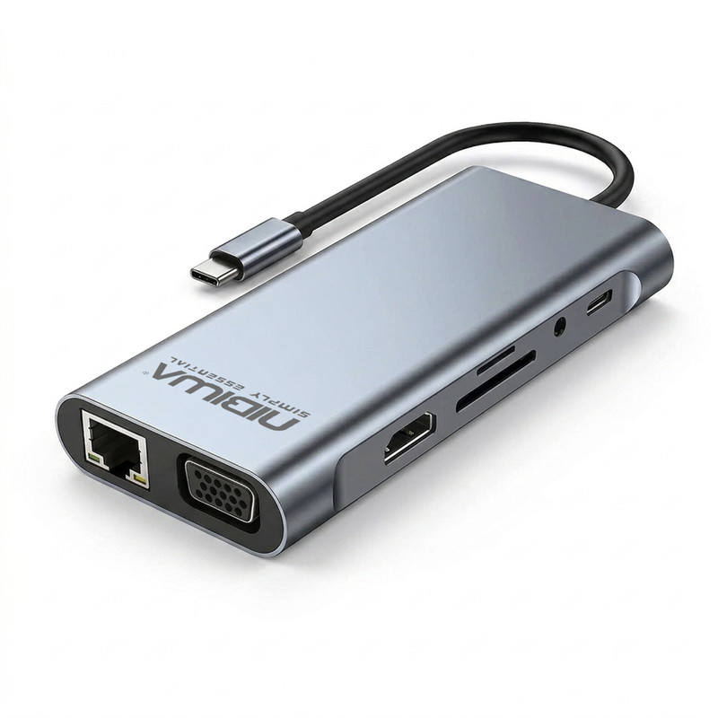 هاب 11 پورت USB-C نیبیوا مدل 11in1
