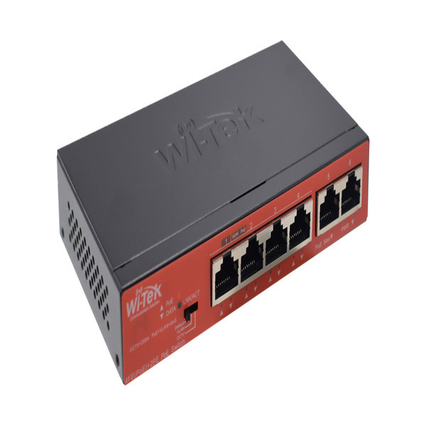 سوئیچ POE شش پورت وایتک مدل WI-PS205(V4)