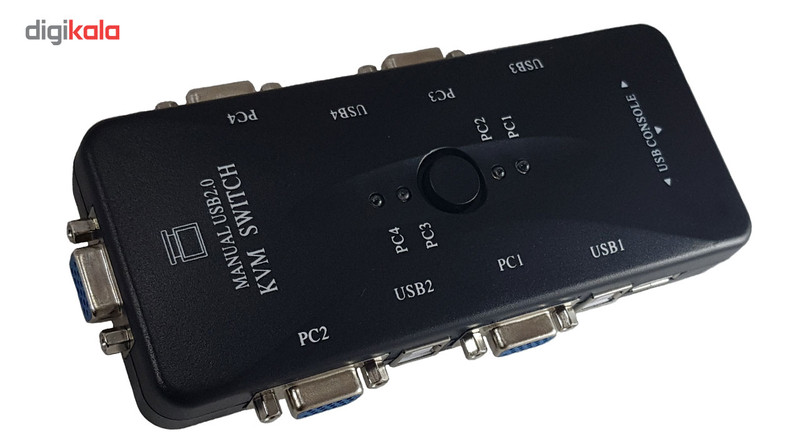 سوییچ چهار پورت KVM مدل FJ-2UK