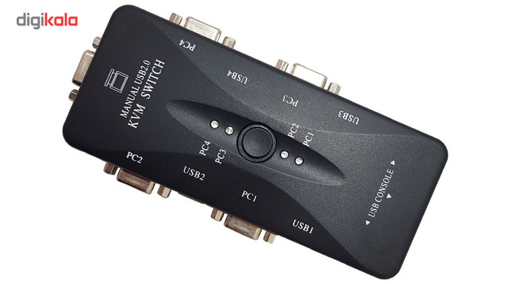 سوییچ چهار پورت KVM مدل FJ-2UK