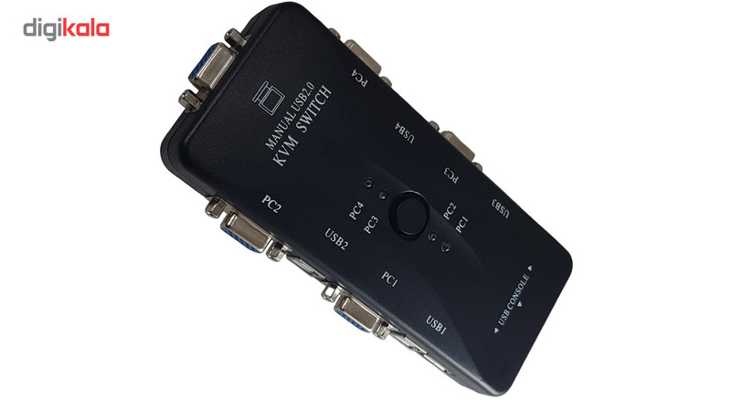 سوییچ چهار پورت KVM مدل FJ-2UK