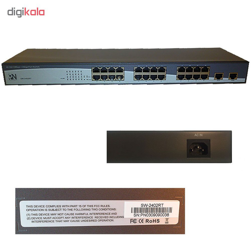 سوئیچ 26 پورت فی نت مدل SW-2402RT