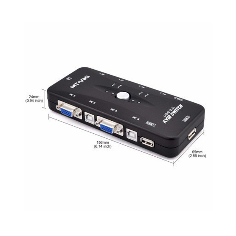 سوییچ 4 پورت USB KVM مدل 4UK