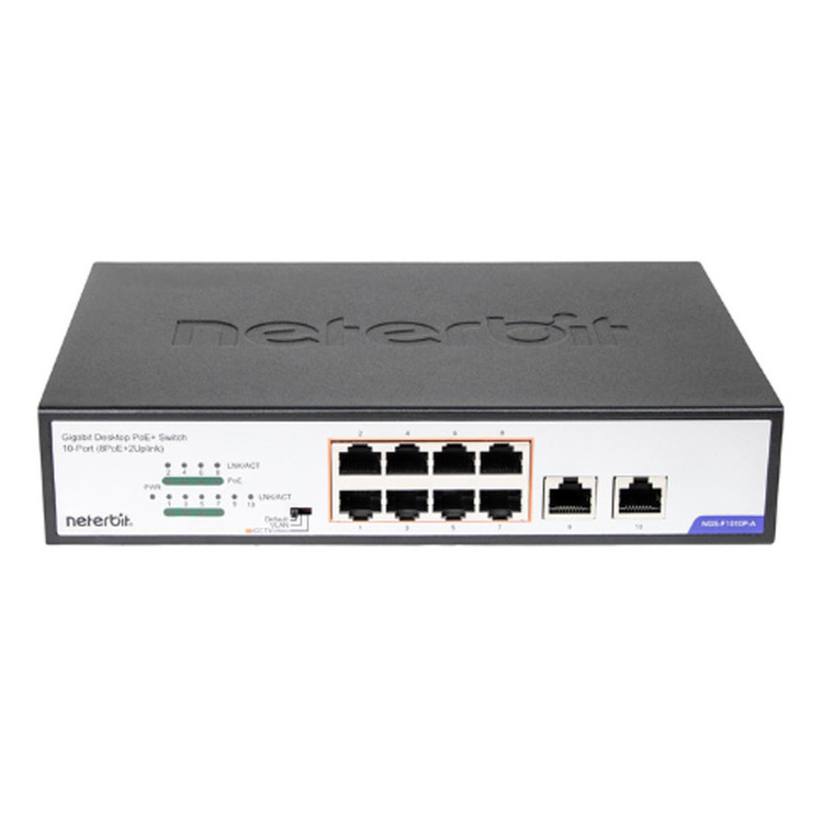 سوییچ 10 پورت نتربیت مدل NGS-F1010P-A