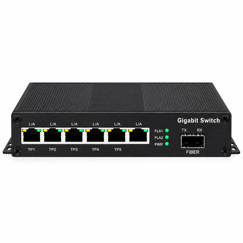 سوئیچ شبکه  پنج پورت AOA گیگابیت مدل AF3105-SFP