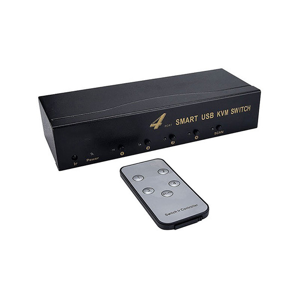 سوئیچ KVM VGA چهار پورت فرانت مدل FN-K4US