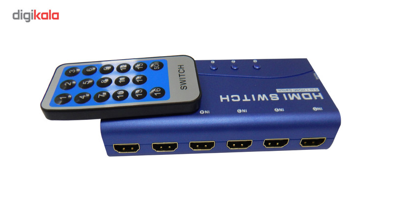 سوییچ 5 پورت HDMI کی نت پلاس مدل KPS715