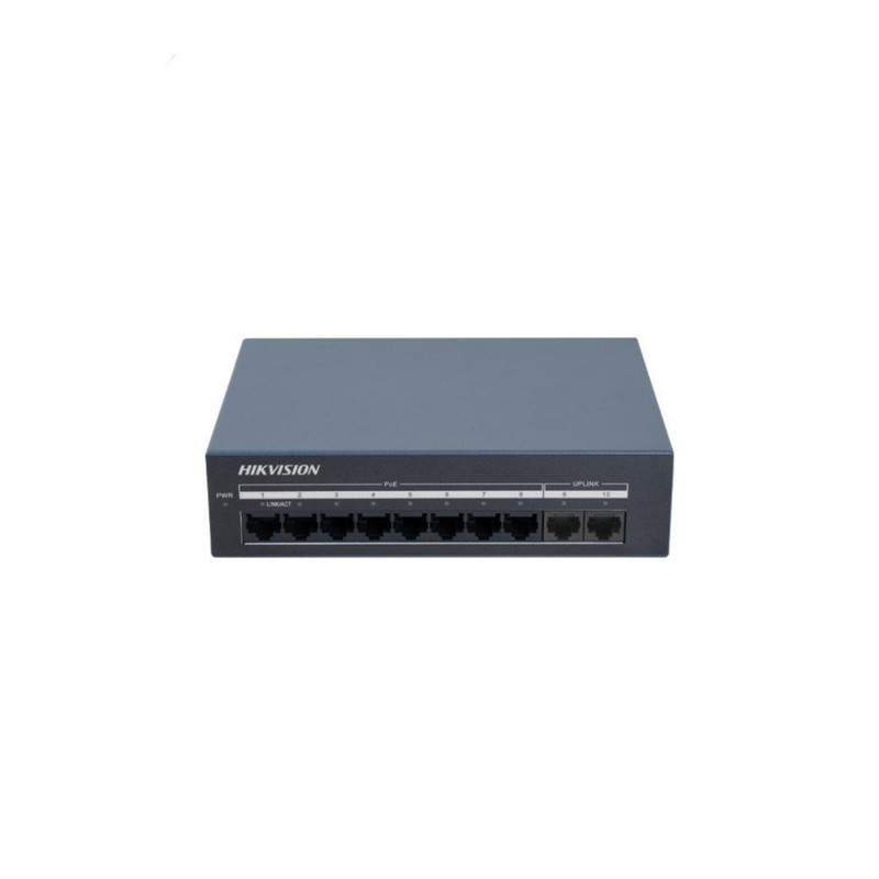 سوئیچ شبکه 8 پورت هایک ویژن مدل DS-XS10G-P
