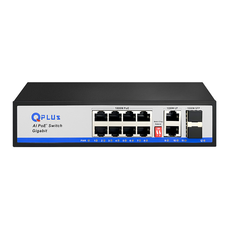 سوییچ 8 پورت کیو پلاس مدل PL-PG8002-S2