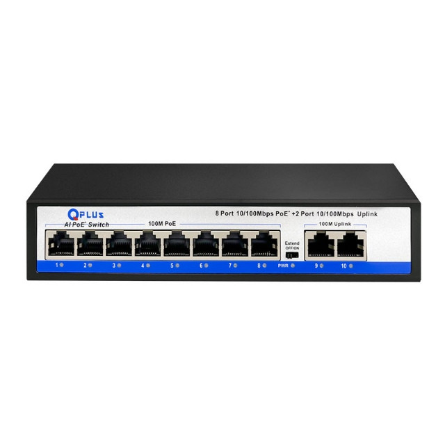 سوییچ 8 پورت کیو پلاس مدل PL-P8002
