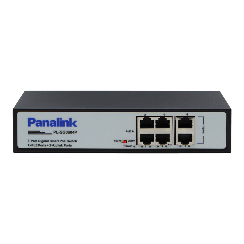 سوییچ 4 پورت PoE پانالینک مدل PL-SG0604P