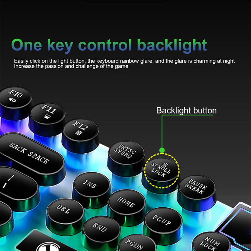 کیبورد و ماوس گیمینگ لایمید مدل GTX300NEW RGB سوئیچ ممبران، Full-Size، نور پردازی LED RGB
