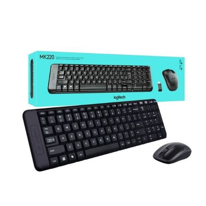کیبورد و ماوس بیسیم لاجیتک مدل MK220، سوییچ ممبران ، Tenkeyless