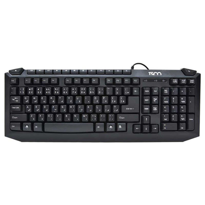 کیبورد و ماوس تسکو مدل TKM 8054N، سوییچ ممبران، Full-Size