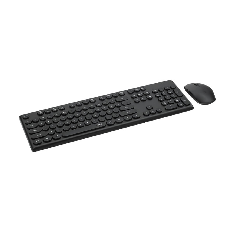 کیبورد و موس بی سیم رپو مدل X260، سوییچ ممبران، Full-Size