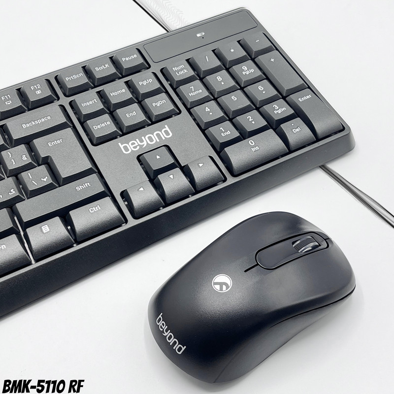 کیبورد و ماوس بی سیم بیاند مدل BMK-5110RF، سوییچ ممبران، Full-Size
