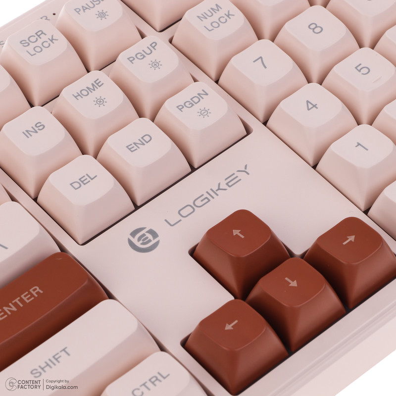 کیبورد لاجی کی مدل K330C، سوییچ ممبران، Full-Size، نورپردازی RGB