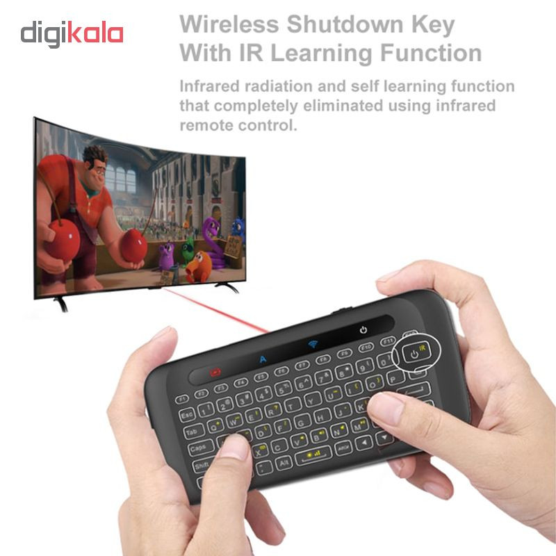 کیبورد بی سیم اچ20 مدل DK1، سوییچ ممبران، Portable