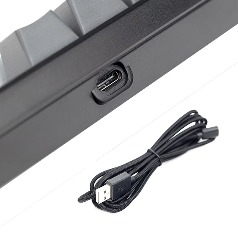 کیبورد گیمینگ هیسکا مدل HX-KEG440، سوییچ مکانیکال آبی، Tenkeyless، نورپردازی RGB