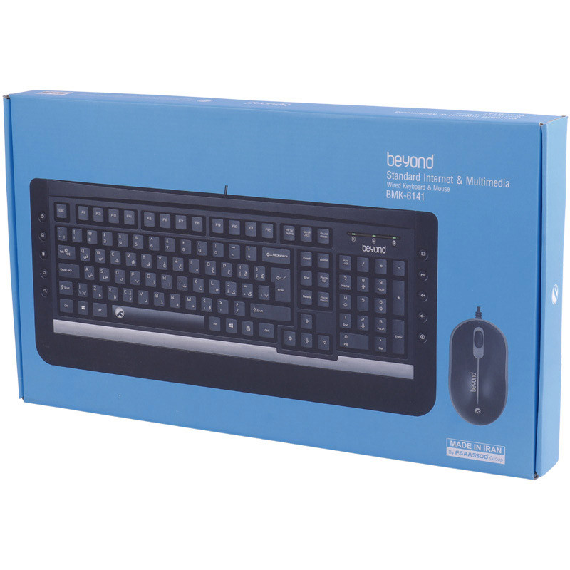 کیبورد و ماوس بیاند مدل BMK-6141، سوییچ ممبران، Full-Size
