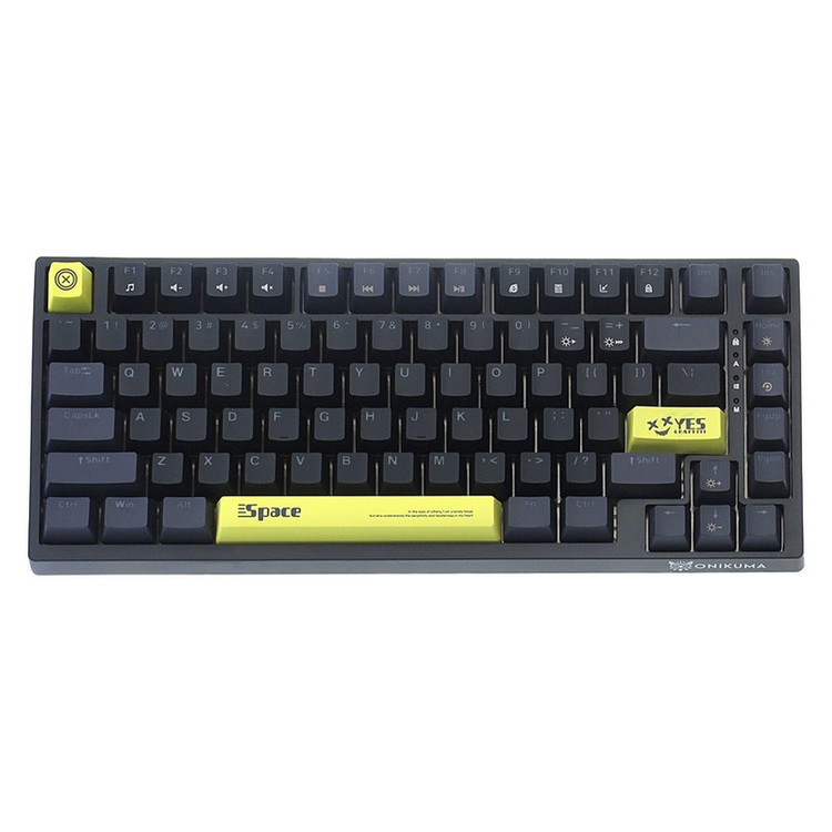 کیبورد گیمینگ اونیکوما مدل G52، مکانیکال سوییچ قهوه ای، Tenkeyless، نورپردازی RGB