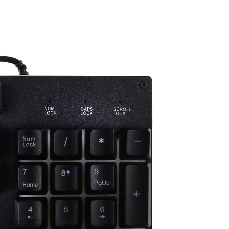 کیبورد گیمینگ لاجی کی مدل K210B، سوییچ ممبران، Full-Size، نورپردازی RGB