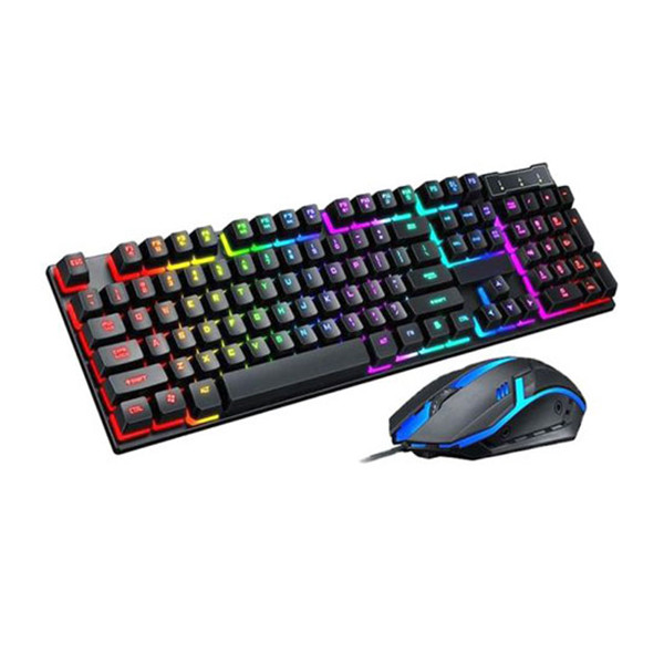 کیبورد و موس مخصوص بازی مدل K96، سوییچ ممبران، Full-Size، نورپردازی RGB
