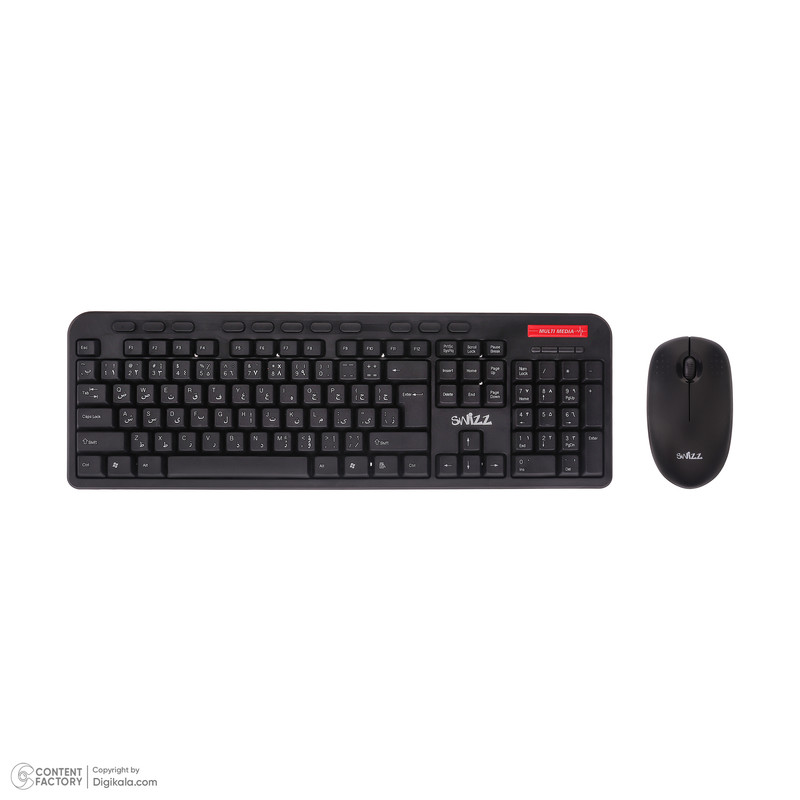 کیبورد سویز مدل SWK-2029 سوییچ ممبران، Full-size؛ همراه با ماوس