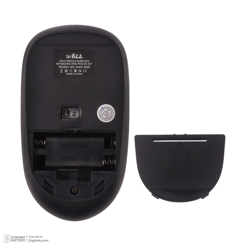 کیبورد سویز مدل SWK-2029 سوییچ ممبران، Full-size؛ همراه با ماوس