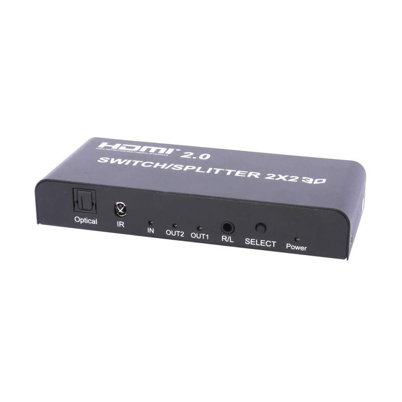 سوییچ اسپلیتر HDMI 2×2 کی نت مدل KSS22