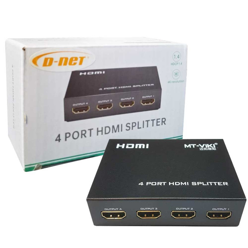 اسپلیتر چهار پورت HDMI دی-نت مدل MT-VIKI